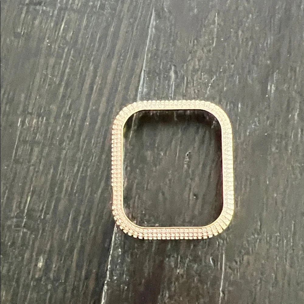 Gold-Tone Smartwatch Bezel Frame